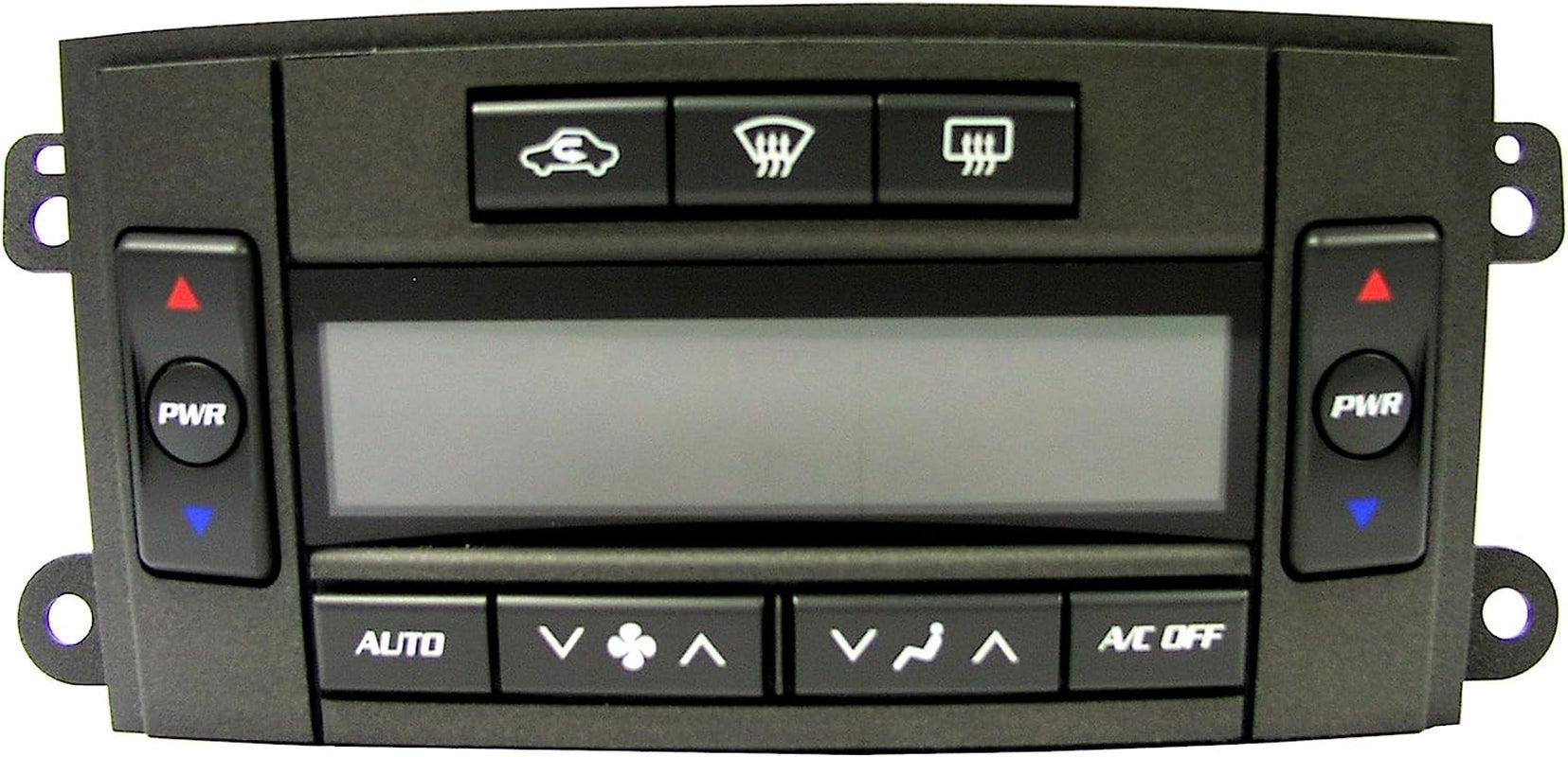 15-72893 GM Original Equipment Dark Gray Metallic Heating/Air Conditioning Control Panel