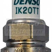 Set (12Pcs) Denso Iridium TT Spark Plugs Stock 4702 Iridium Core .039"(1.0Mm) Gap Size IK20TT