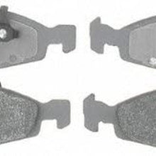 Silver 14D790M Semi-Metallic Front Disc Brake Pad Set with Wear Sensor