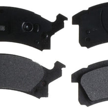 Silver 14D506M Semi-Metallic Front Disc Brake Pad Set with Wear Sensor