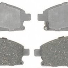 Silver 14D855C Ceramic Front Disc Brake Pad Set with Wear Sensor
