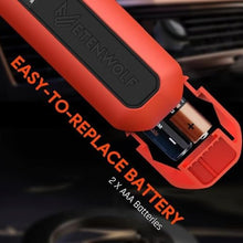 ETENWOLF T300 Digital Tire Pressure Gauge 3-200 PSI, Industrial Tire Gauge Calibrated to ANSI B40.7 Grade 2A(Plus-Minus 0.5%), Replaceable AAA Batteries (Vivid Orange)