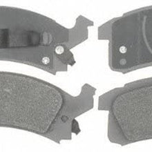 Silver 14D506M Semi-Metallic Front Disc Brake Pad Set with Wear Sensor