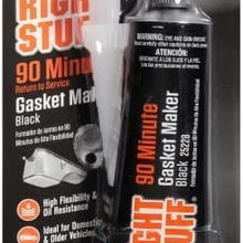 Permatex 82180 Ultra Black Maximum Oil Resistance RTV Silicone Gasket Maker, Sensor Safe And Non-Corrosive, For High Flex And Oil Resistant Applications 3 oz