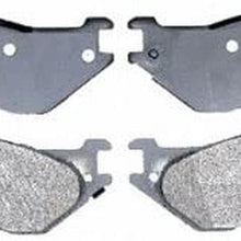 14D702AM Advantage Semi-Metallic Rear Disc Brake Pad Set with Wear Sensor