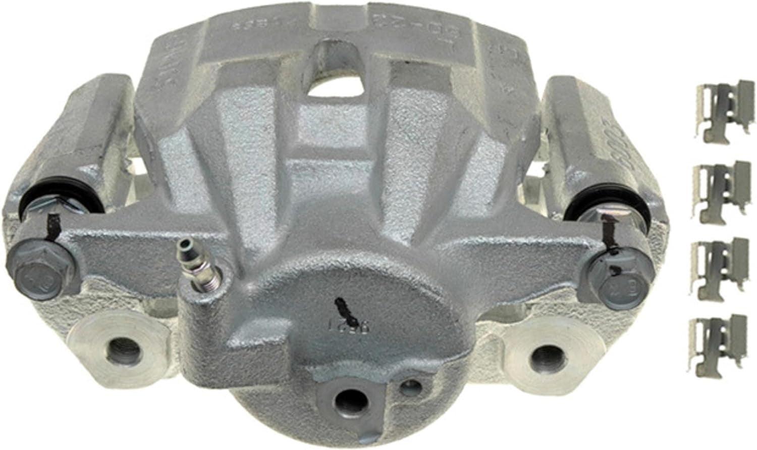 Acdelco Gold 18FR2717 Front Driver Side Disc Brake Caliper Assembly (Friction Ready Non-Coated), Remanufactured