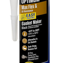 Permatex 82180 Ultra Black Maximum Oil Resistance RTV Silicone Gasket Maker, Sensor Safe And Non-Corrosive, For High Flex And Oil Resistant Applications 3 oz