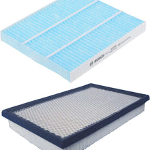 Bosch 6021C & 5176WS HEPA Cabin Air Filter and Air Filter Bundle