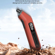 ETENWOLF T300 Digital Tire Pressure Gauge 3-200 PSI, Industrial Tire Gauge Calibrated to ANSI B40.7 Grade 2A(Plus-Minus 0.5%), Replaceable AAA Batteries (Vivid Orange)