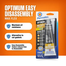Permatex 82180 Ultra Black Maximum Oil Resistance RTV Silicone Gasket Maker, Sensor Safe And Non-Corrosive, For High Flex And Oil Resistant Applications 3 oz