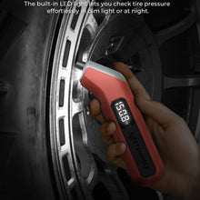 ETENWOLF T300 Digital Tire Pressure Gauge 3-200 PSI, Industrial Tire Gauge Calibrated to ANSI B40.7 Grade 2A(Plus-Minus 0.5%), Replaceable AAA Batteries (Vivid Orange)