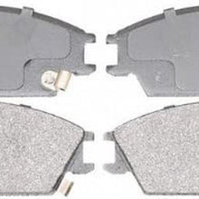 Silver 14D440M Semi-Metallic Front Disc Brake Pad Set with Wear Sensor