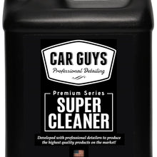 CAR GUYS Super Cleaner | Effective Car Interior Cleaner | Leather Car Seat Cleaner | Stain Remover for Carpet, Upholstery, Fabric, and Much More! | 18 Oz Kit with Microfiber Towel