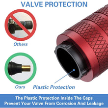 CKAuto Tire Valve Stem Caps, Black, 4 pcs/Pack, Anodized Aluminum Tire Valve Cap Set, Corrosion Resistant, Universal Stem Covers for Cars Trucks Motorcycles SUVs and Bikes