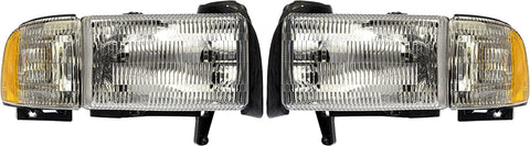 Dorman 1590121 Headlight Assembly for Select Dodge Models, 2 Pack