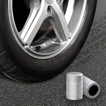 CKAuto Tire Valve Stem Caps, Black, 4 pcs/Pack, Anodized Aluminum Tire Valve Cap Set, Corrosion Resistant, Universal Stem Covers for Cars Trucks Motorcycles SUVs and Bikes