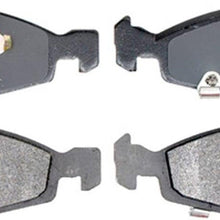 Silver 14D790M Semi-Metallic Front Disc Brake Pad Set with Wear Sensor