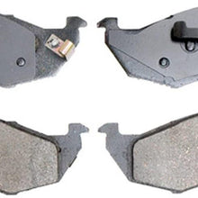 Silver 14D576C Ceramic Front Disc Brake Pad Set with Wear Sensor