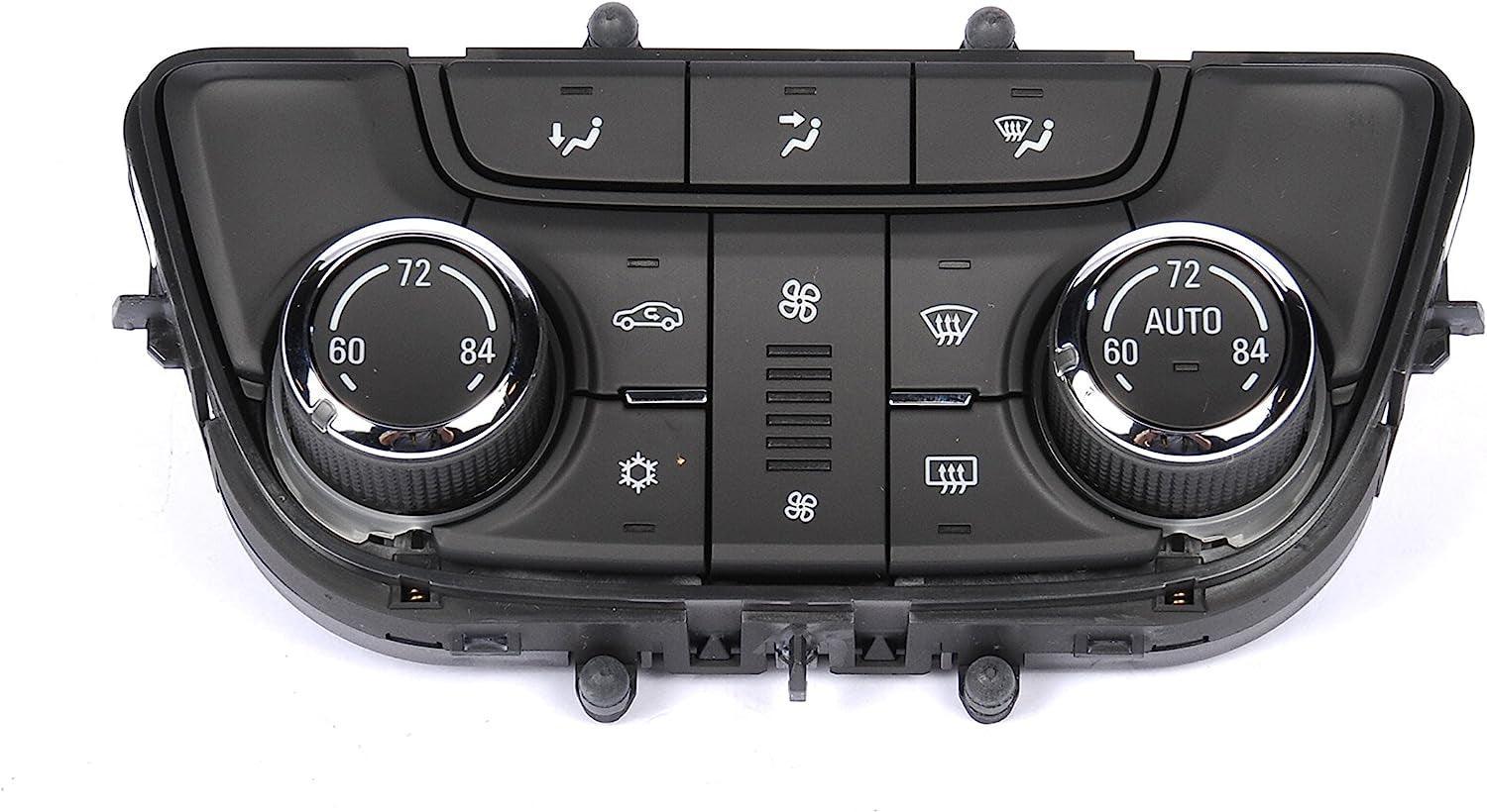 GM Genuine Parts 15-74321 Black Heating and Air Conditioning Control Panel