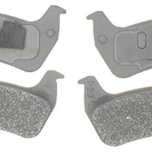 Advantage 14D667M Semi-Metallic Rear Disc Brake Pad Set with Wear Sensor
