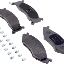 Silver 14D524MH Semi-Metallic Front Disc Brake Pad Set with Wear Sensor