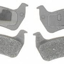 Advantage 14D667M Semi-Metallic Rear Disc Brake Pad Set with Wear Sensor