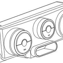 GM Original Equipment 15-73256 Heating and Air Conditioning Control Panel with Rear Window Defogger Switch