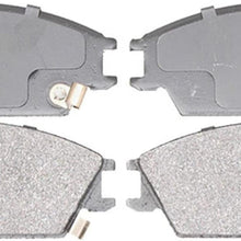 Silver 14D440M Semi-Metallic Front Disc Brake Pad Set with Wear Sensor