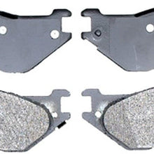 14D702AM Advantage Semi-Metallic Rear Disc Brake Pad Set with Wear Sensor