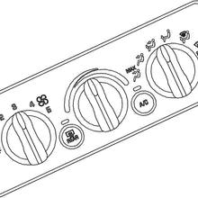 GM Original Equipment 15-72584 Heating and Air Conditioning Control Panel with Rear Window Defogger Switch