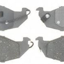 Silver 14D576C Ceramic Front Disc Brake Pad Set with Wear Sensor