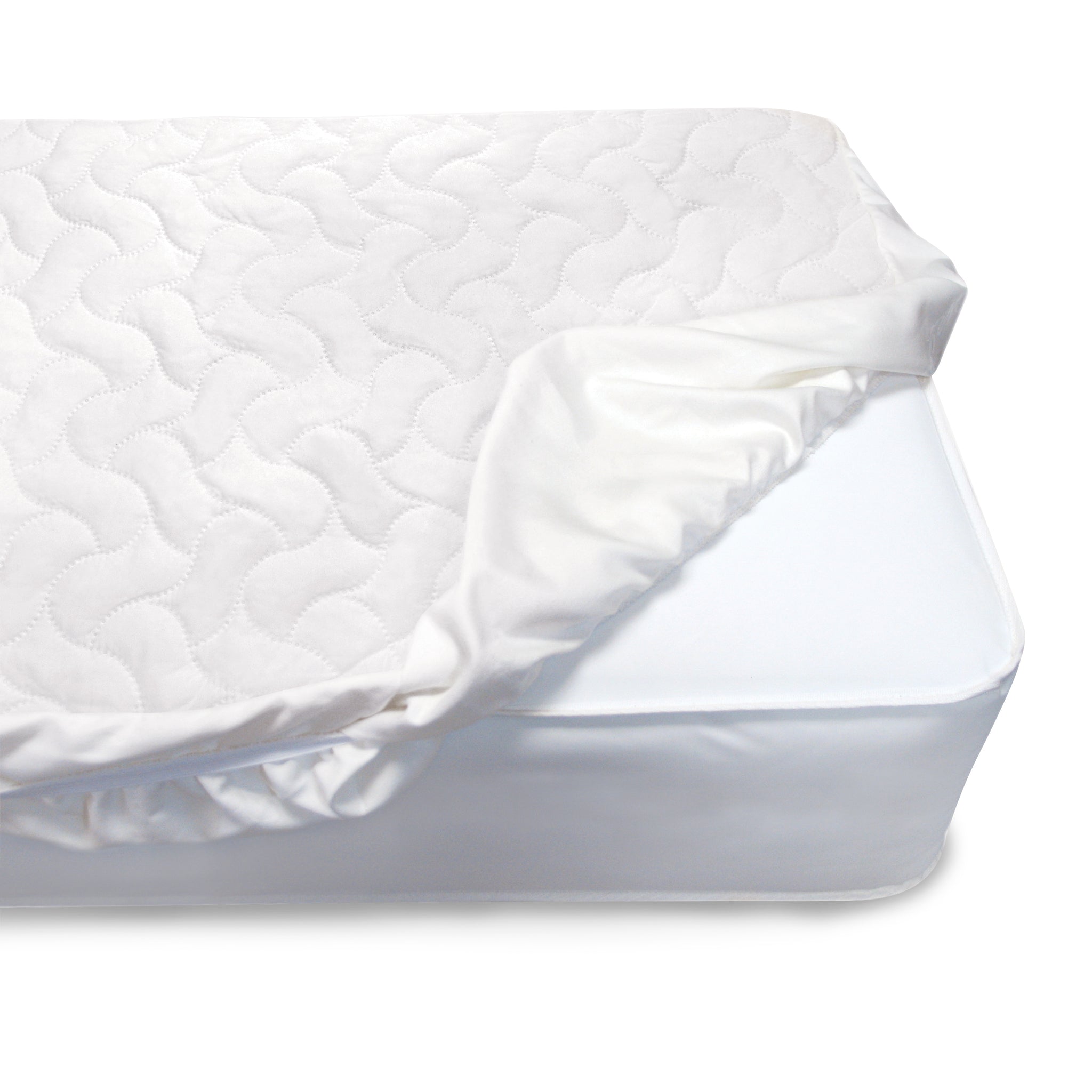 Serta Sertapedic Crib Mattress Pad Cover/Protector with Nanotex Stain Repel and Release
