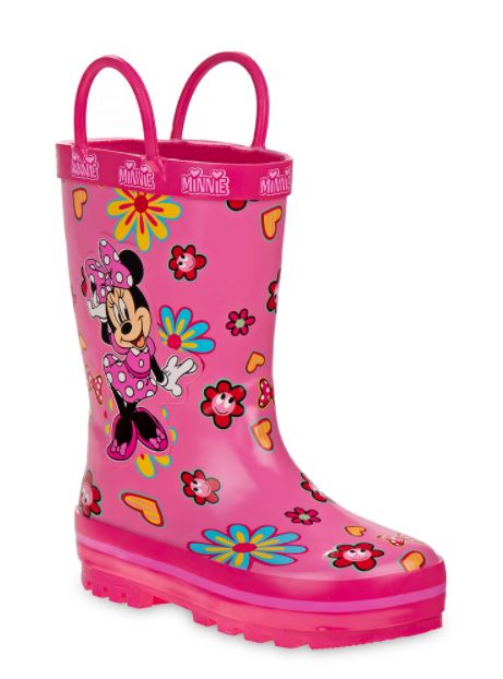 Disney Minnie Mouse Flower Power Rain Boots (Toddler Girls)
