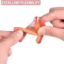 Fun Little Toys 10 Pcs Dinosaur Head Finger Puppets, Best Choice for Party Favors, Stocking Stuffers, Pinata Fillers and Goodie Bag Fillers F-447