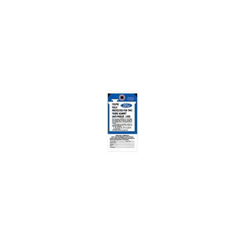 MACs Auto Parts 60-47839 Ford Antifreeze Tag - Mercury