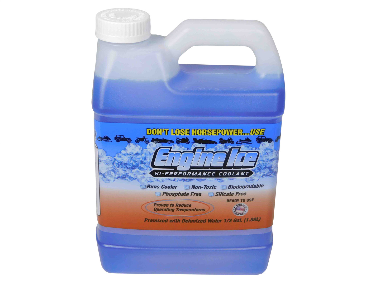 Engine Ice 1/2 Gal Hi-Performance Non-Toxic TYDS008 Coolant 64oz
