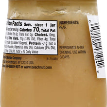 (10 Pack) Beech-Nut Naturals Stage 1, Pear Baby Food, 4 oz Jar