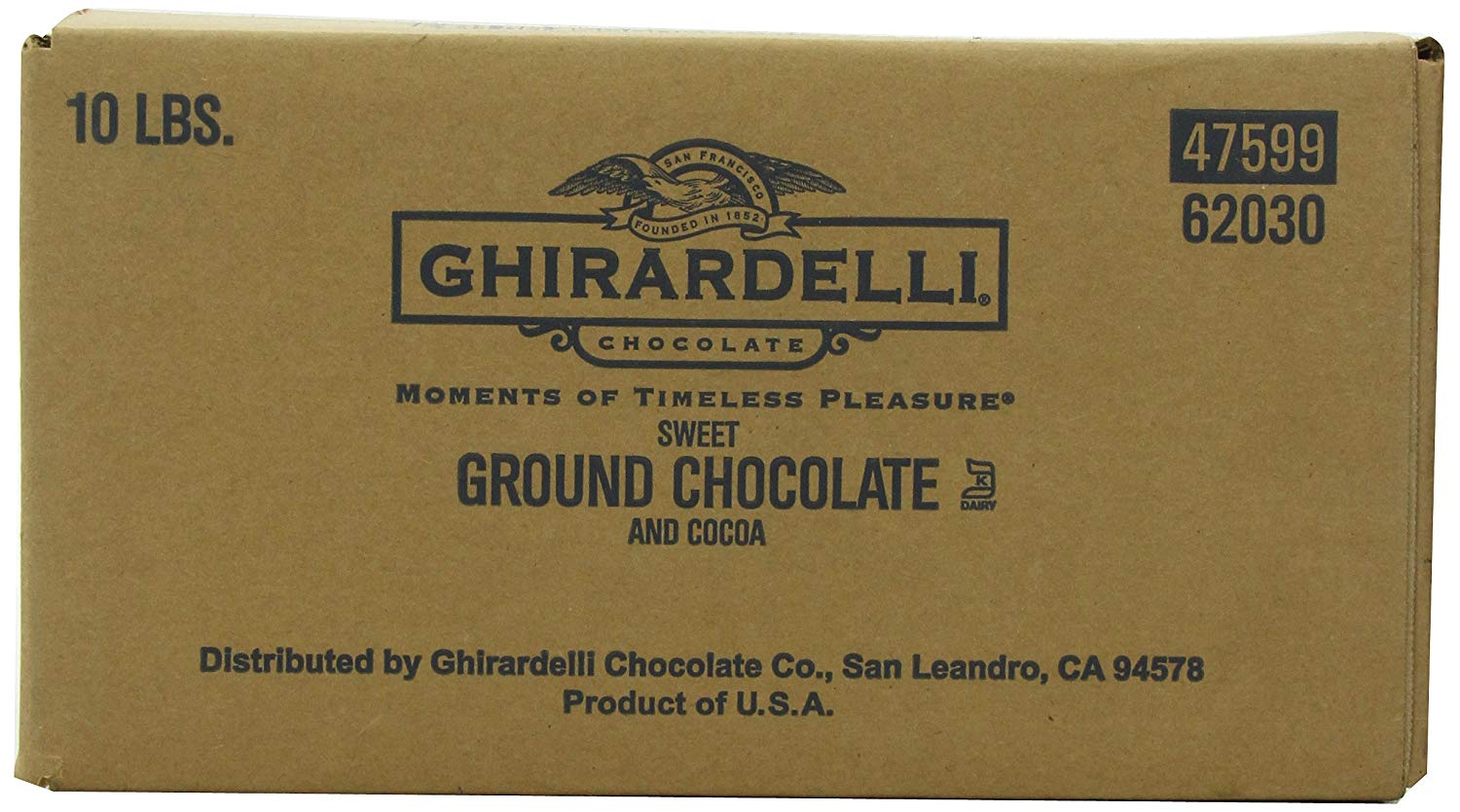 Ghirardelli Chocolate Sweet Ground Chocolate & Cocoa Beverage Mix, 10-Pound Package