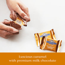 GHIRARDELLI Milk Chocolate Squares with Caramel Filling, 9.04 OZ Bag