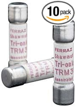 Mersen TRM1-6/10 250V 1 6/10A 1-0.5X13/32 Midget Time Delay Fuse, 10-Pack