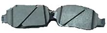 Genuine Toyota (04466-0T010) Brake Pad Kit