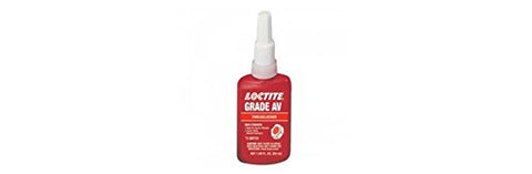 Loctite 08731 Red 087 Letter Grade AV High Strength Threadlocker, 50 ml, 1.69 fl. oz. Bottle