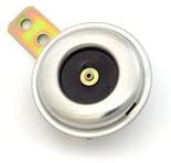 12 Volt Compact Horn - Chrome & Black - Straight Mount