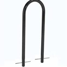 Global Industrial U-Rack Bike Rack, Black, Below Ground Mount, 2-Bike Capacity