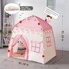 Lowestbest Indoor Portable Kids Children Tent, Kids Play House for Girls Boys, Birthday Gift Teepee with Carry Bag (Led Light), Pink
