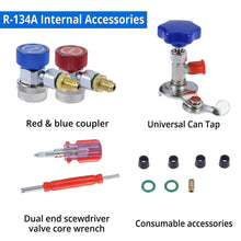 New Manifold Gauge Set For R134A R12 Refrigerant Auto Service Set For Car Use