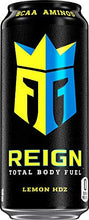 Reign Total Body Fuel, Lemon HDZ, Fitness & Performance Drink, 16 Fl Oz (Pack of 12)