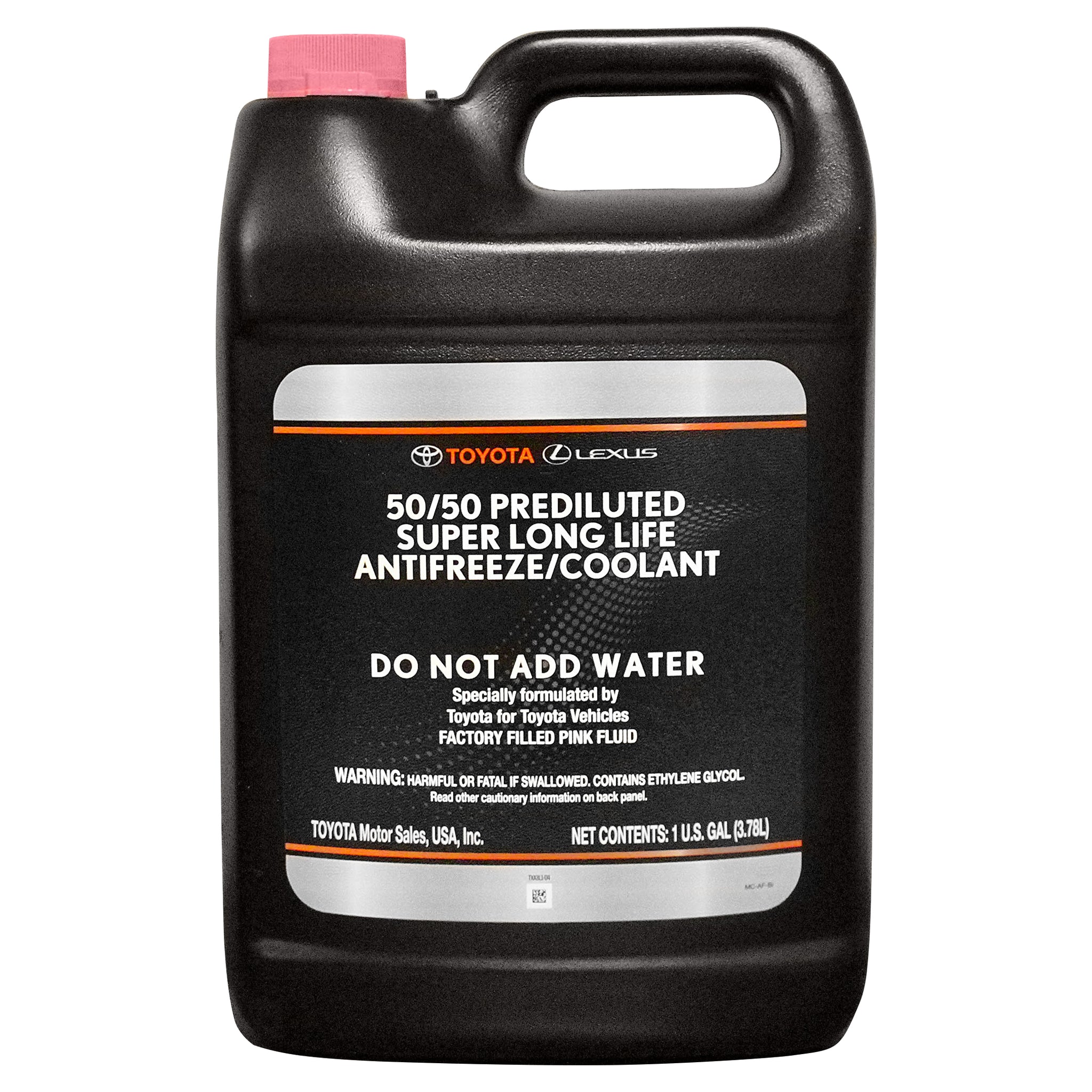 Genuine Toyota Pink Premixed Long Life Coolant Antifreeze (1 GALLON) 00272SLLC2