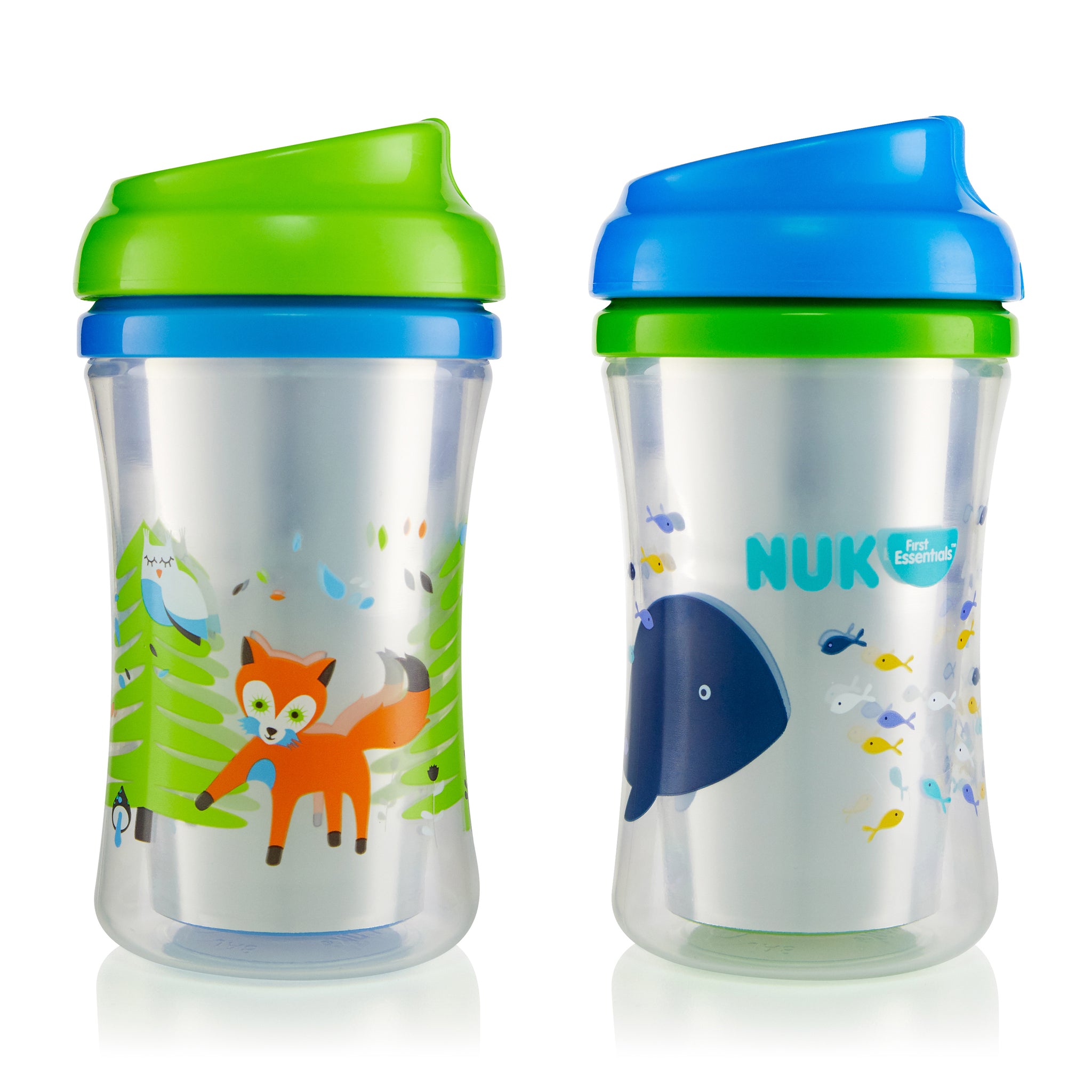 First Essentials by NUK Insulated Cup-like Rim Sippy Cup, 9 oz, 2-Pack