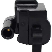 ENA 8 Square Ignition Coil with 8pc Ignition Wire Set Tune Up Kit compatible with Chevrolet GMC Cadillac Escalade Silverado Sierra 1500 2500 3500 Hummer H2 2000-2007 UF271